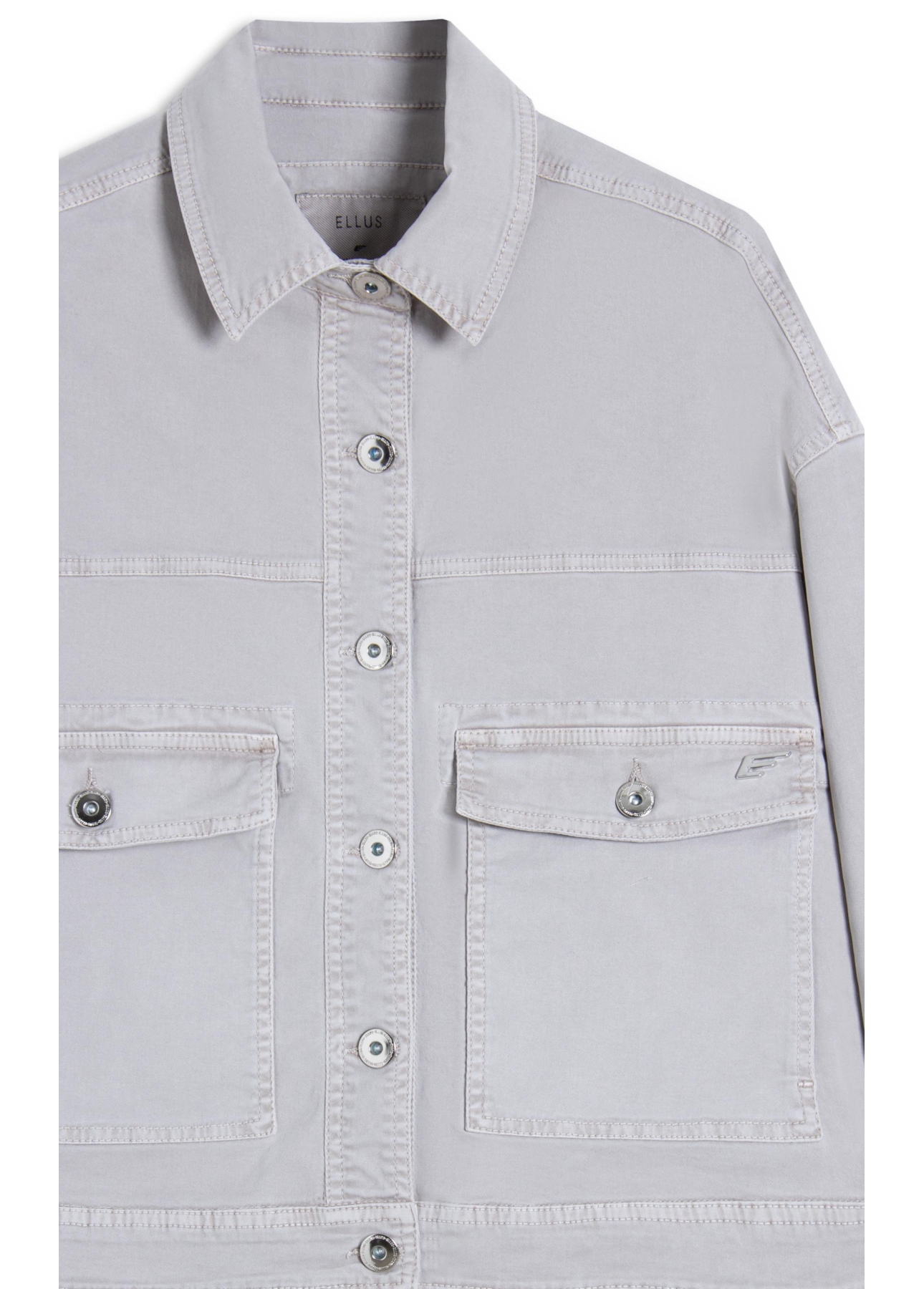 Jaqueta Color Twill Power Oversized Cargo Silver