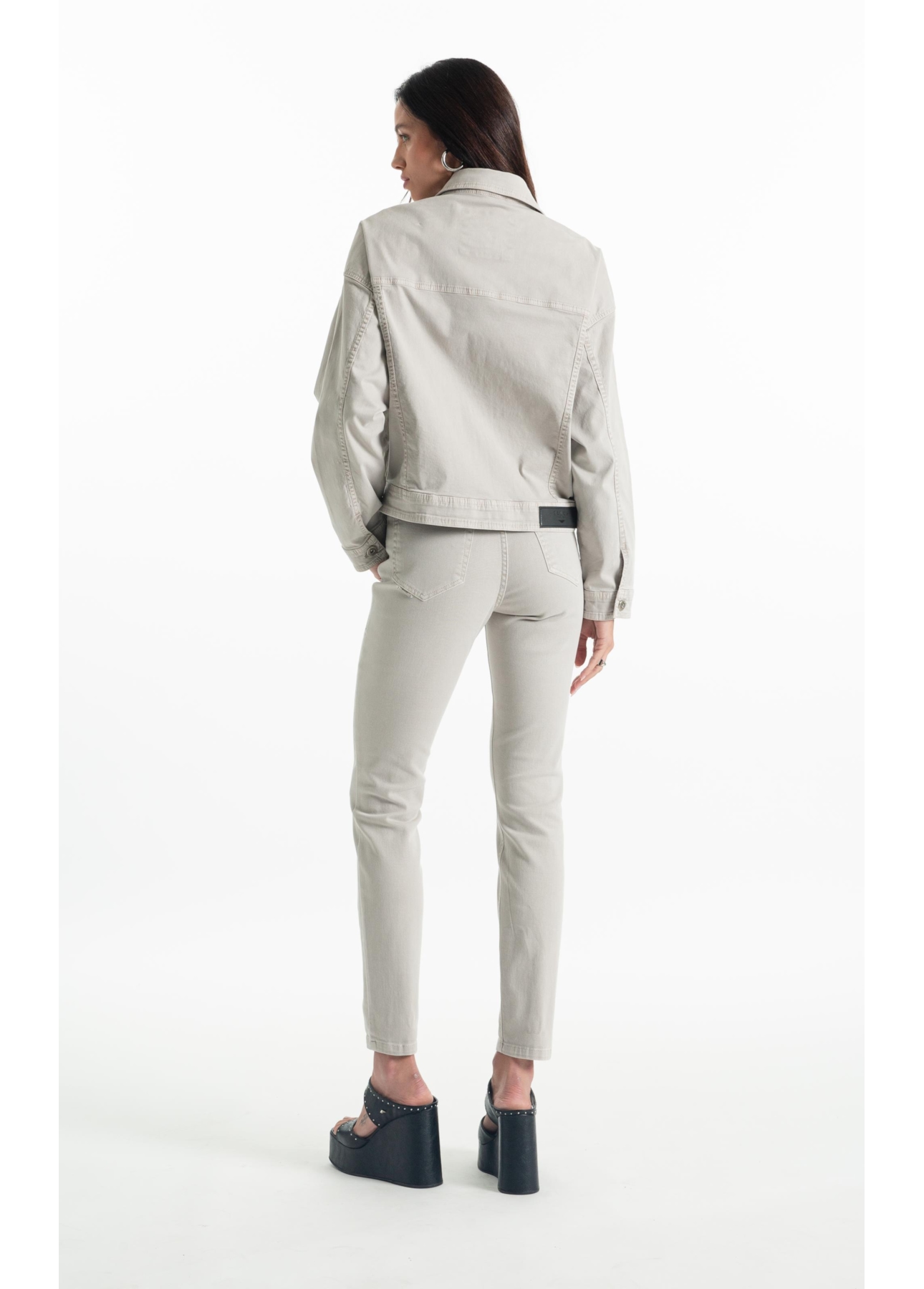 Jaqueta Color Twill Power Oversized Cargo Silver