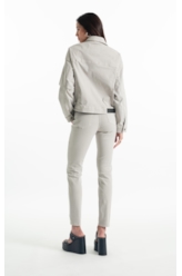 Jaqueta Color Twill Power Oversized Cargo Silver