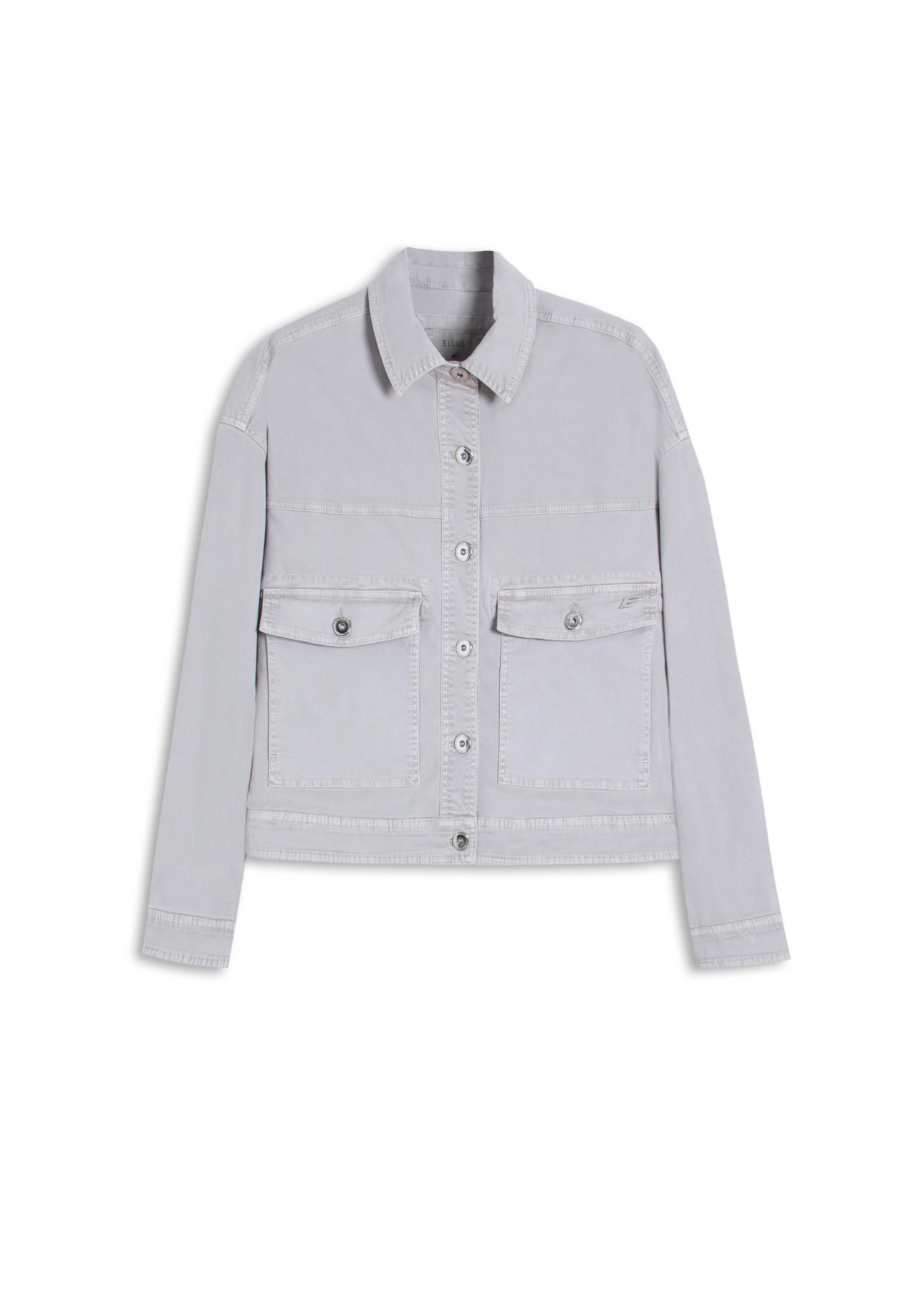 Jaqueta Color Twill Power Oversized Cargo Silver