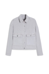 Jaqueta Color Twill Power Oversized Cargo Silver
