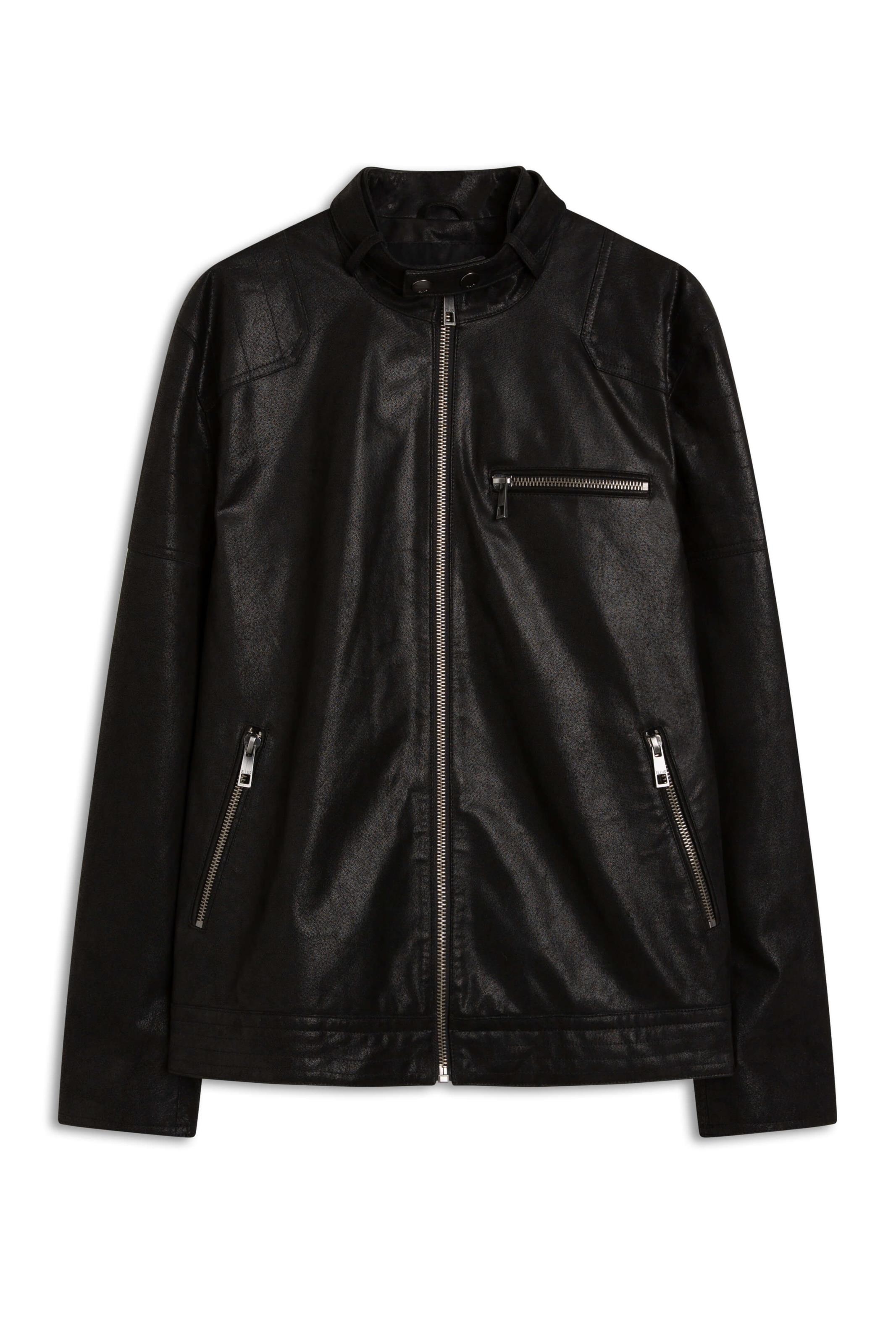 Jaqueta Suede Rider With Preto