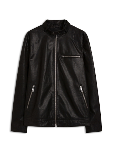 Jaqueta Couro Ace New Rider Preto