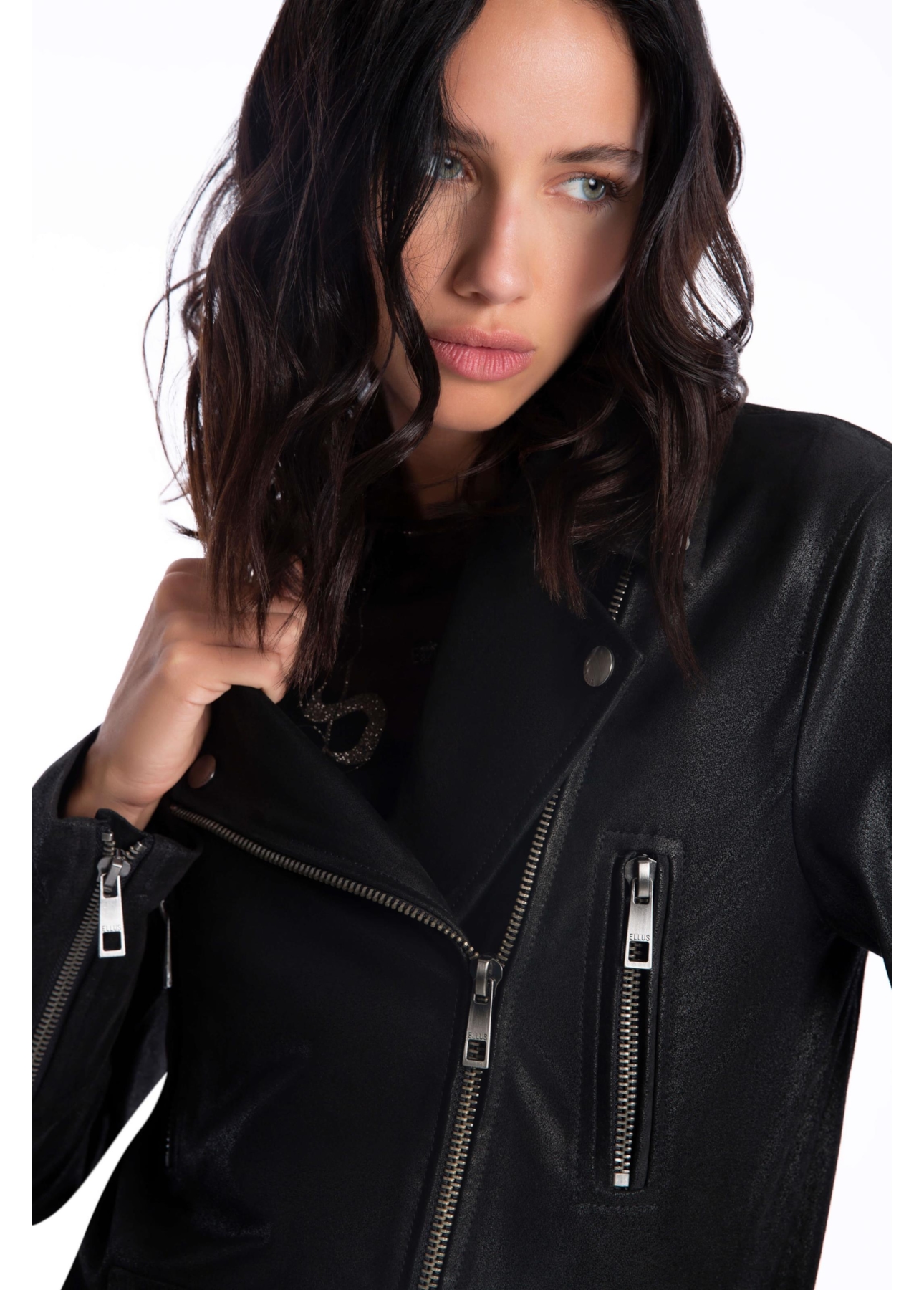 Jaqueta Couro Nat New Perfecto Preto