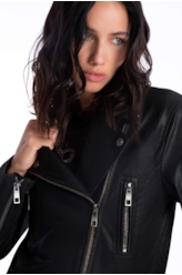 Jaqueta Couro Nat New Perfecto Preto