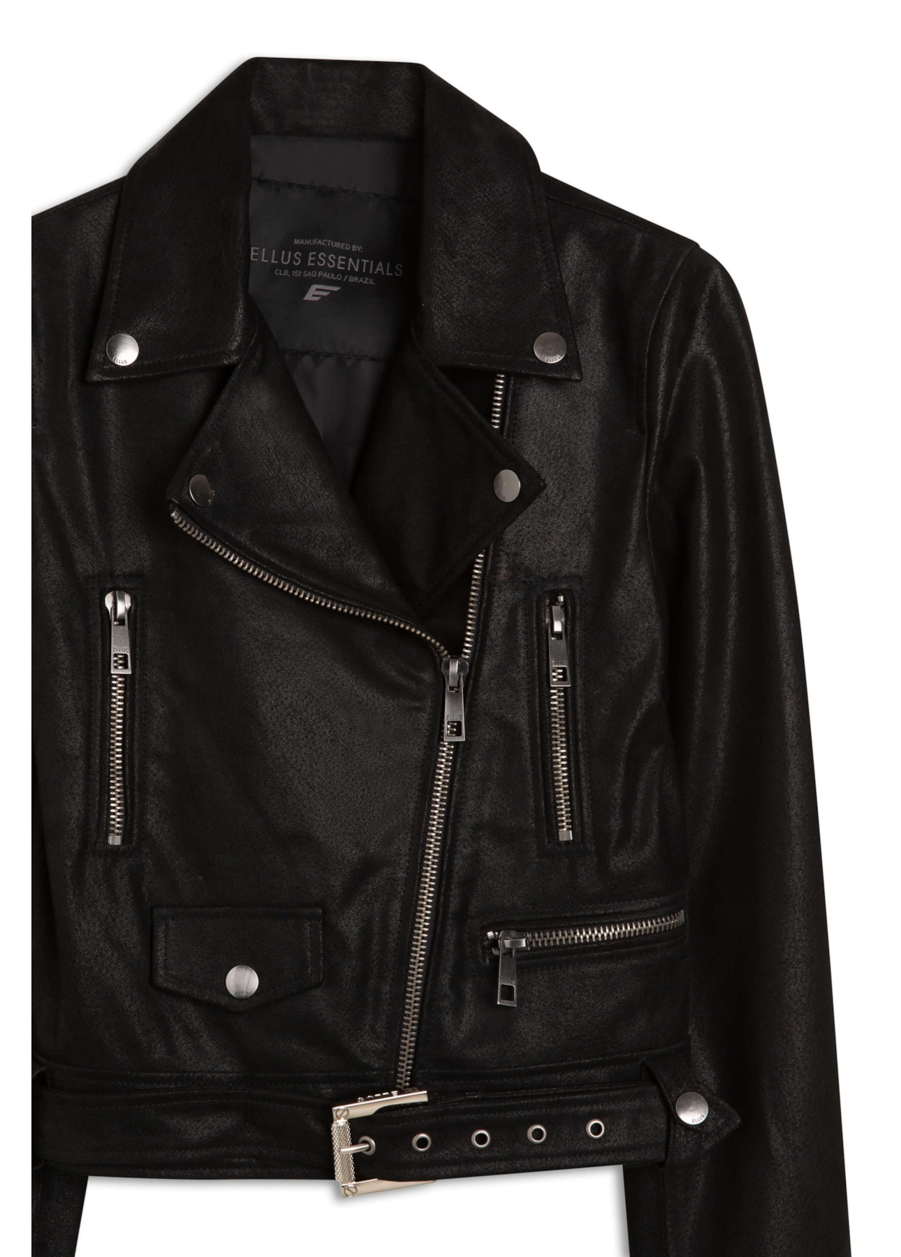 Jaqueta Couro Nat New Perfecto Preto