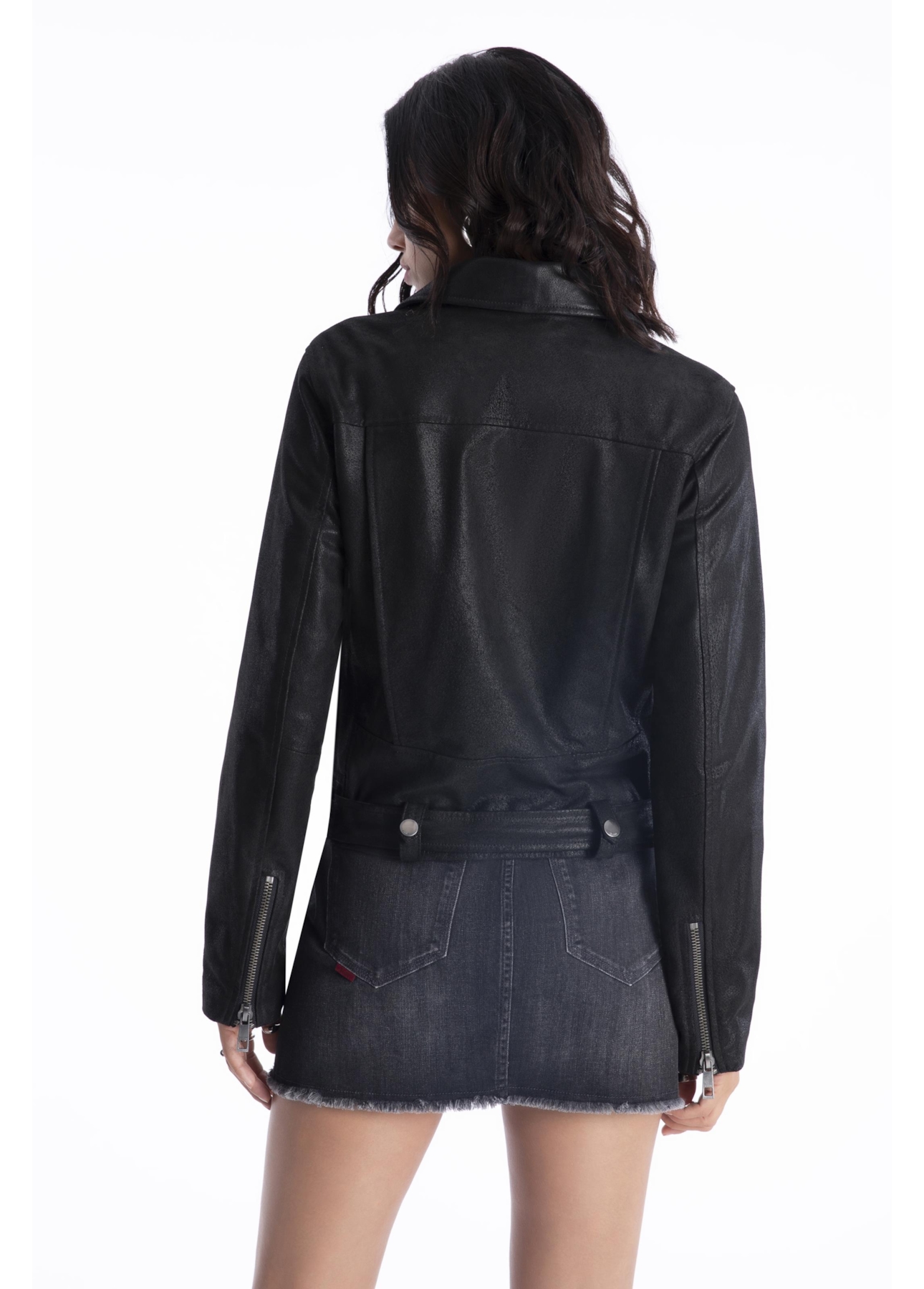 Jaqueta Couro Nat New Perfecto Preto