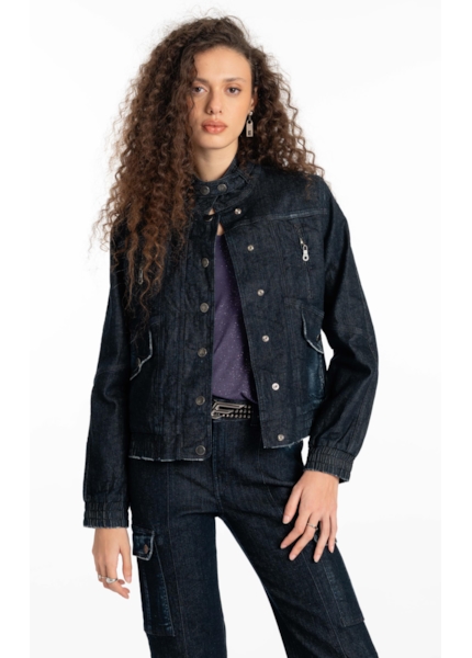 Jaqueta Dark Forest Oversized Lav.Escuro