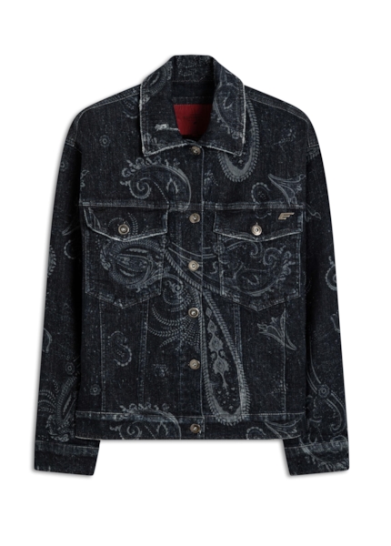 Jaqueta Dark Forest Paisley Lav.Stone C/Reb.+luv.Lase