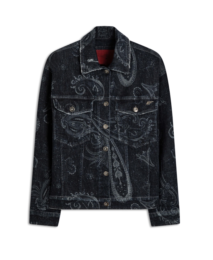 Jaqueta Dark Forest Paisley Lav.Stone C/Reb.+luv.Lase
