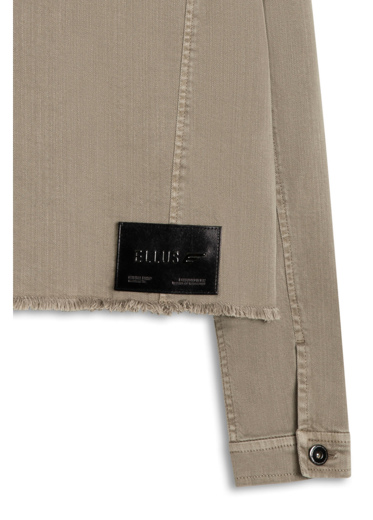 Jaqueta Denim Color Stretch Gola Pelo Husk