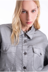 Jaqueta Diamond Oversized Prata