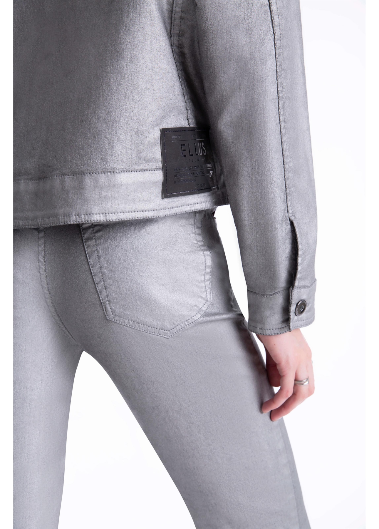 Jaqueta Diamond Oversized Prata