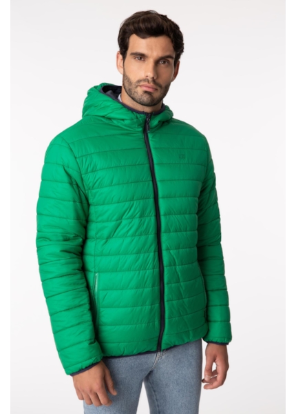 Jaqueta Double Face Color Nylon 2nd Floor Verde Bandeira