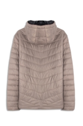 Jaqueta Ellus Nylon Puff Lines Havana