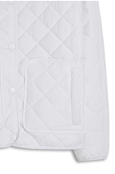 Jaqueta Ellus Nylon Quilted Raglan Off White