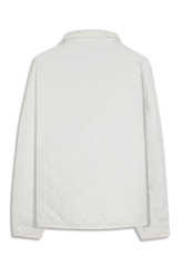 Jaqueta Ellus Nylon Quilted Raglan Off White