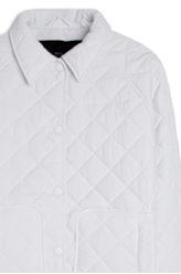 Jaqueta Ellus Nylon Quilted Raglan Off White
