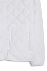 Jaqueta Ellus Nylon Quilted Raglan Off White