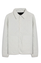 Jaqueta Ellus Nylon Quilted Raglan Off White