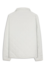Jaqueta Ellus Nylon Quilted Raglan Off White