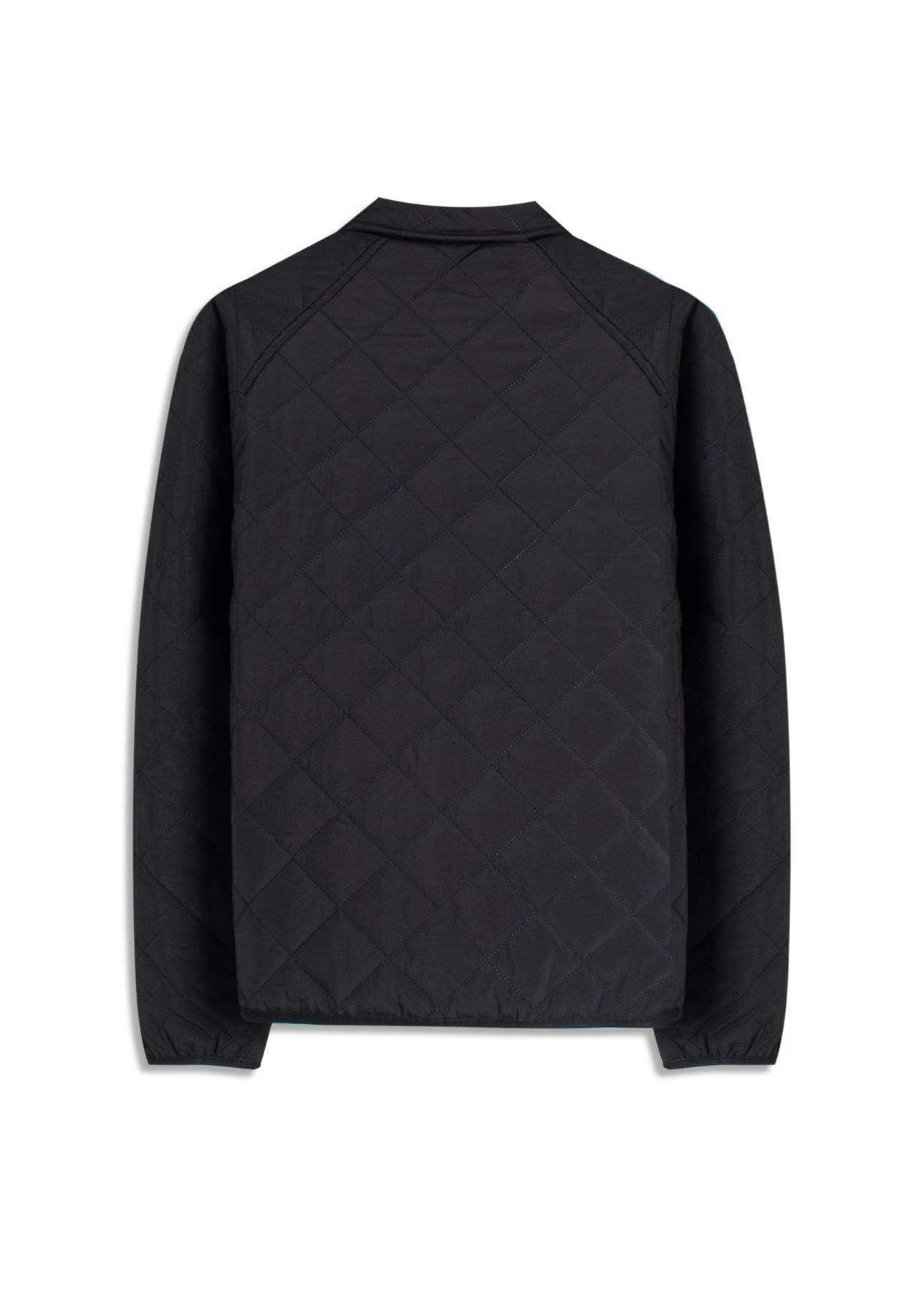 Jaqueta Ellus Nylon Quilted Raglan Preto