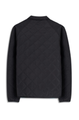 Jaqueta Ellus Nylon Quilted Raglan Preto