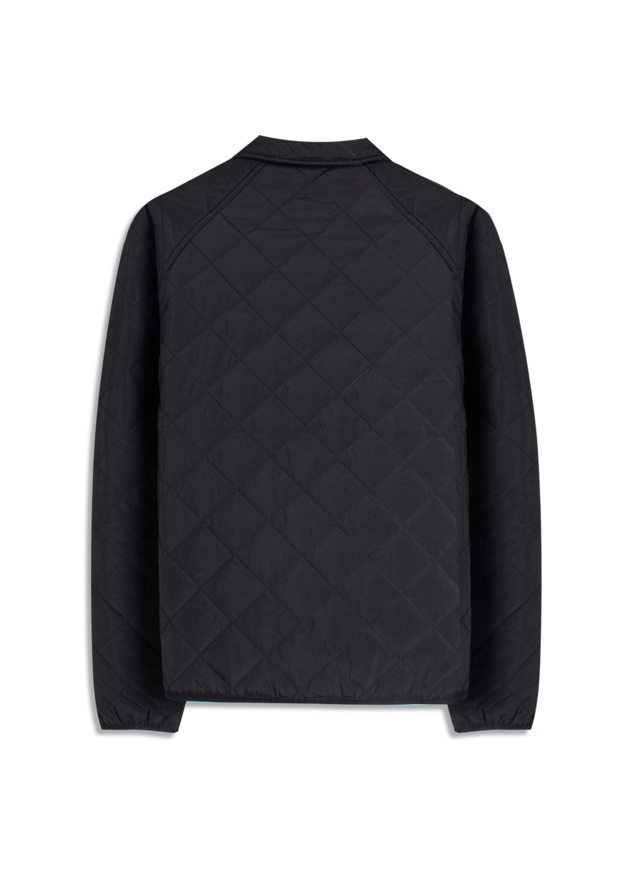 Jaqueta Ellus Nylon Quilted Raglan Preto