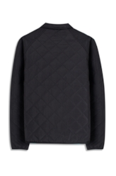 Jaqueta Ellus Nylon Quilted Raglan Preto