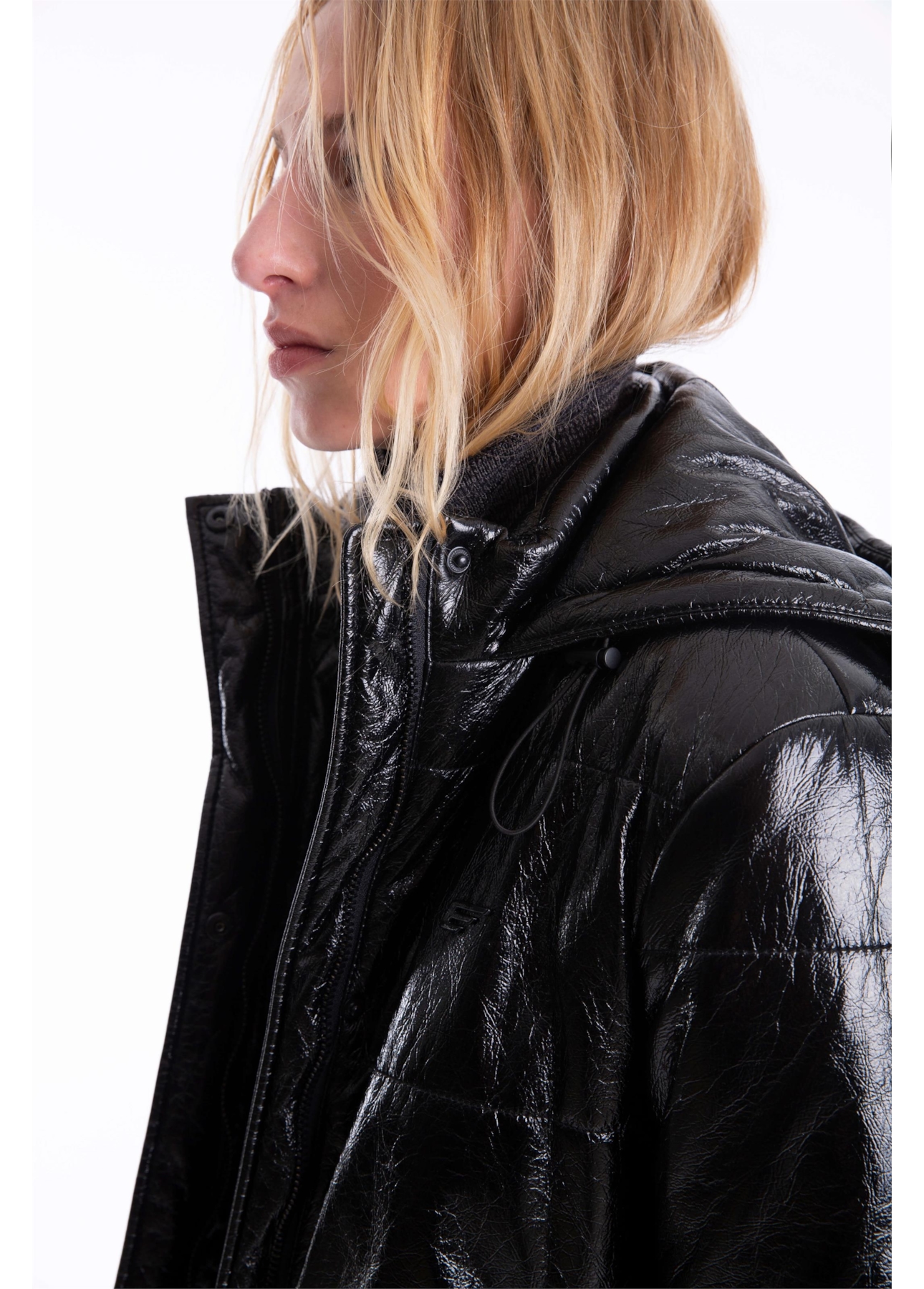 Jaqueta Ellus Vinyl Puff Preto