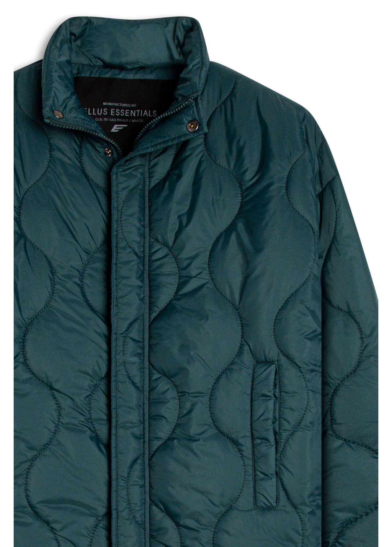 Jaqueta Ellus Waves Nylon Verde Jade