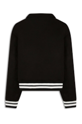 Jaqueta Golf Wool Like Contrast Preto