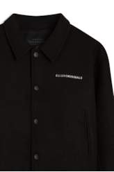 Jaqueta Golf Wool Like Contrast Preto