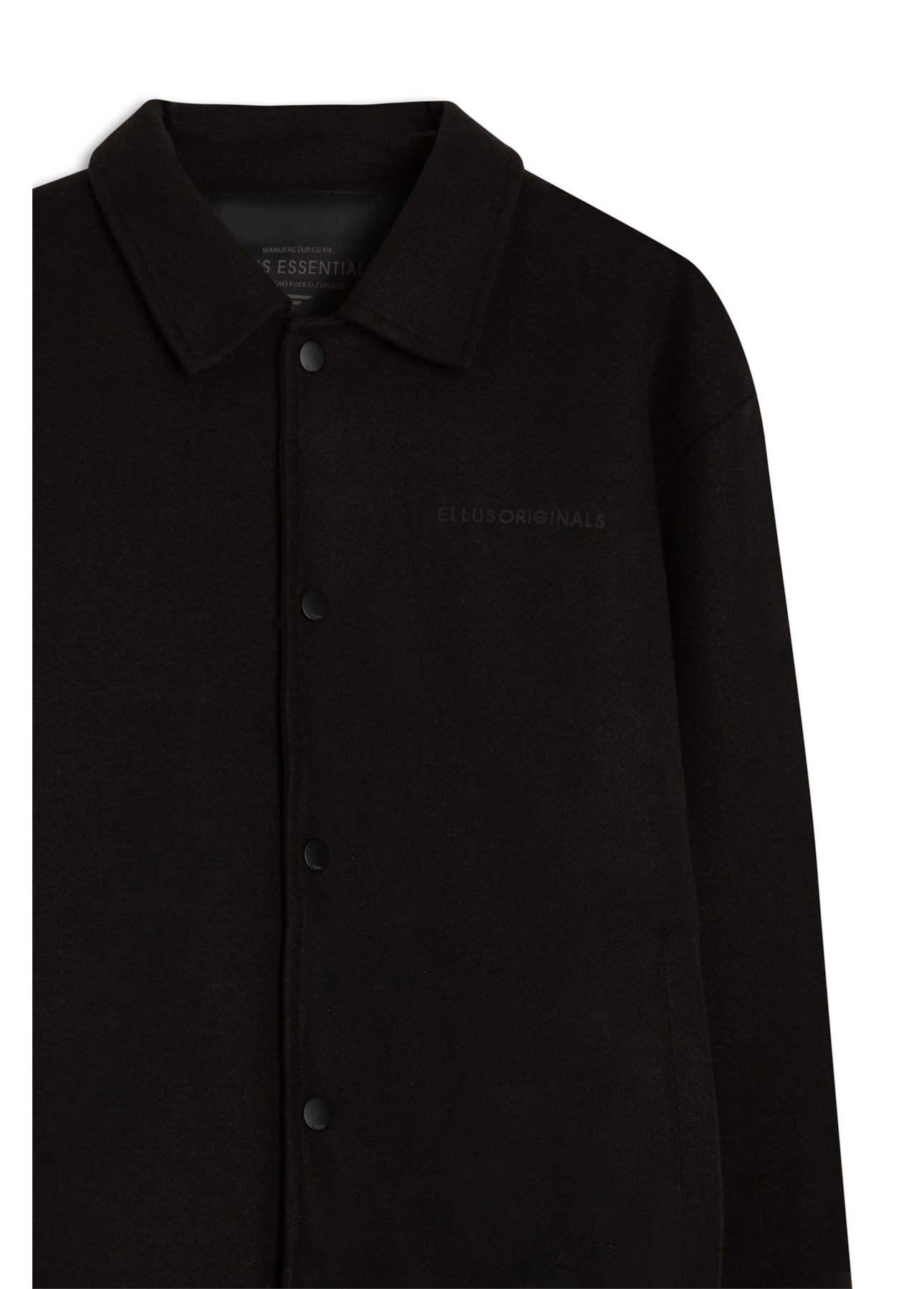 Jaqueta Golf Wool Like Originals Preto