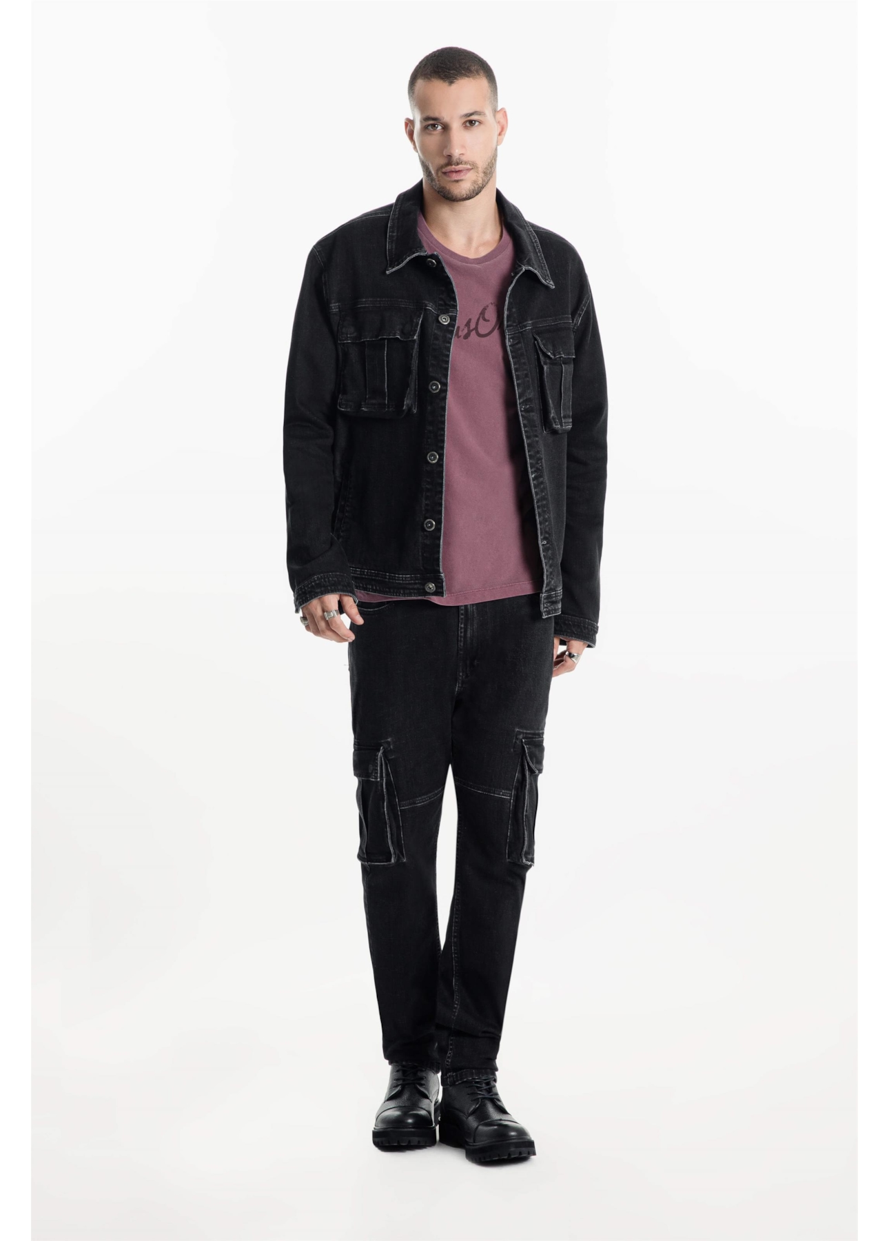 Jaqueta Heavy Black 2001-Lav.Black C/ Luva