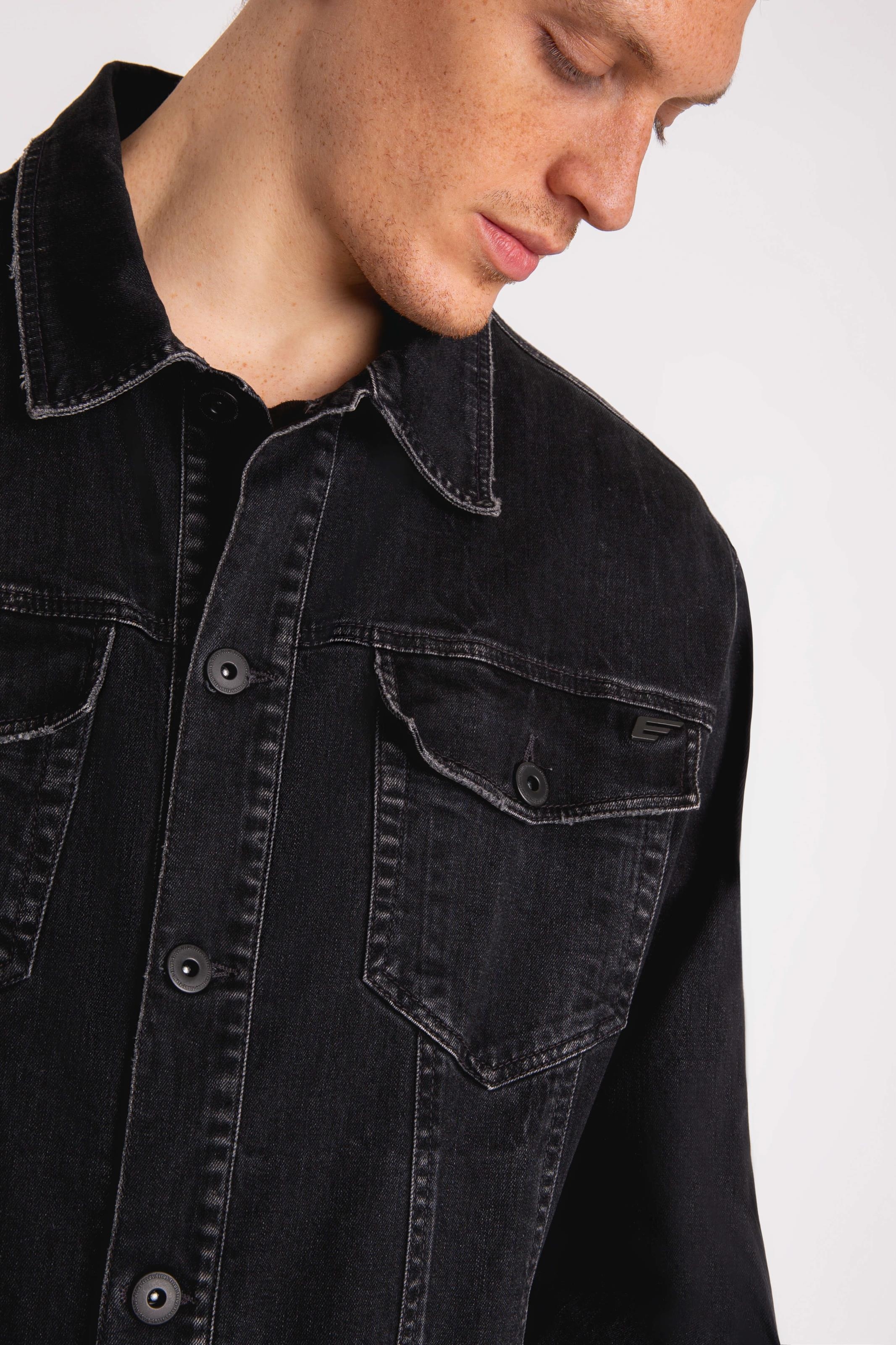 Jaqueta Intense Black Ellus 1597 Lav.Black C/ Tie Dye