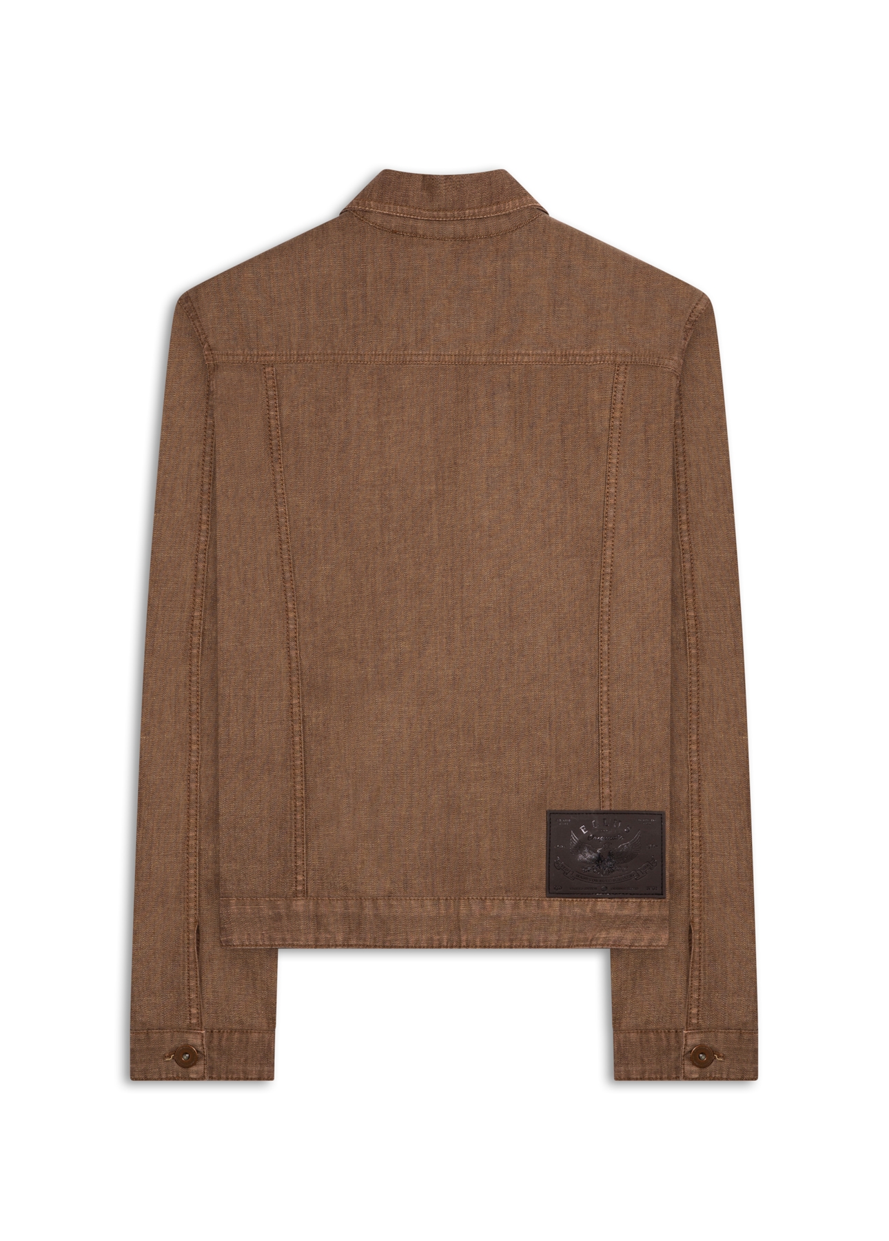Jaqueta Jeans Brown Stretch Lav.Resinado S/3d
