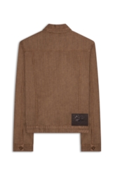 Jaqueta Jeans Brown Stretch Lav.Resinado S/3d