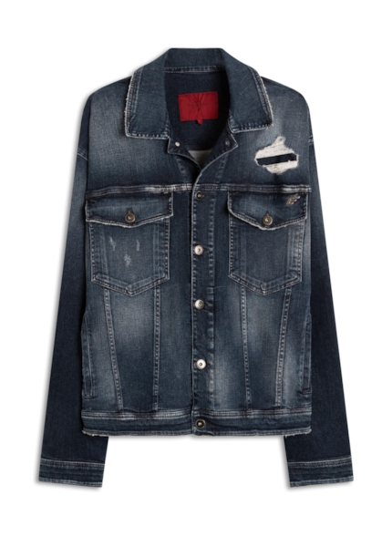 Jaqueta Jeans Dark Forest Lav. Escuro Iii