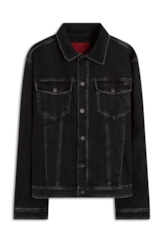 Jaqueta Jeans Intense Black 1597 Lav.Black C/ Tie Dye