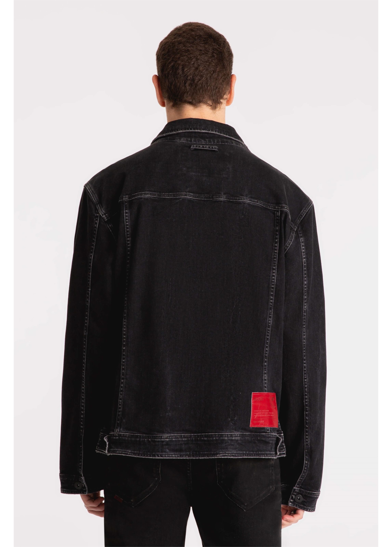 Jaqueta Jeans Intense Black 1597 Lav.Black C/ Tie Dye