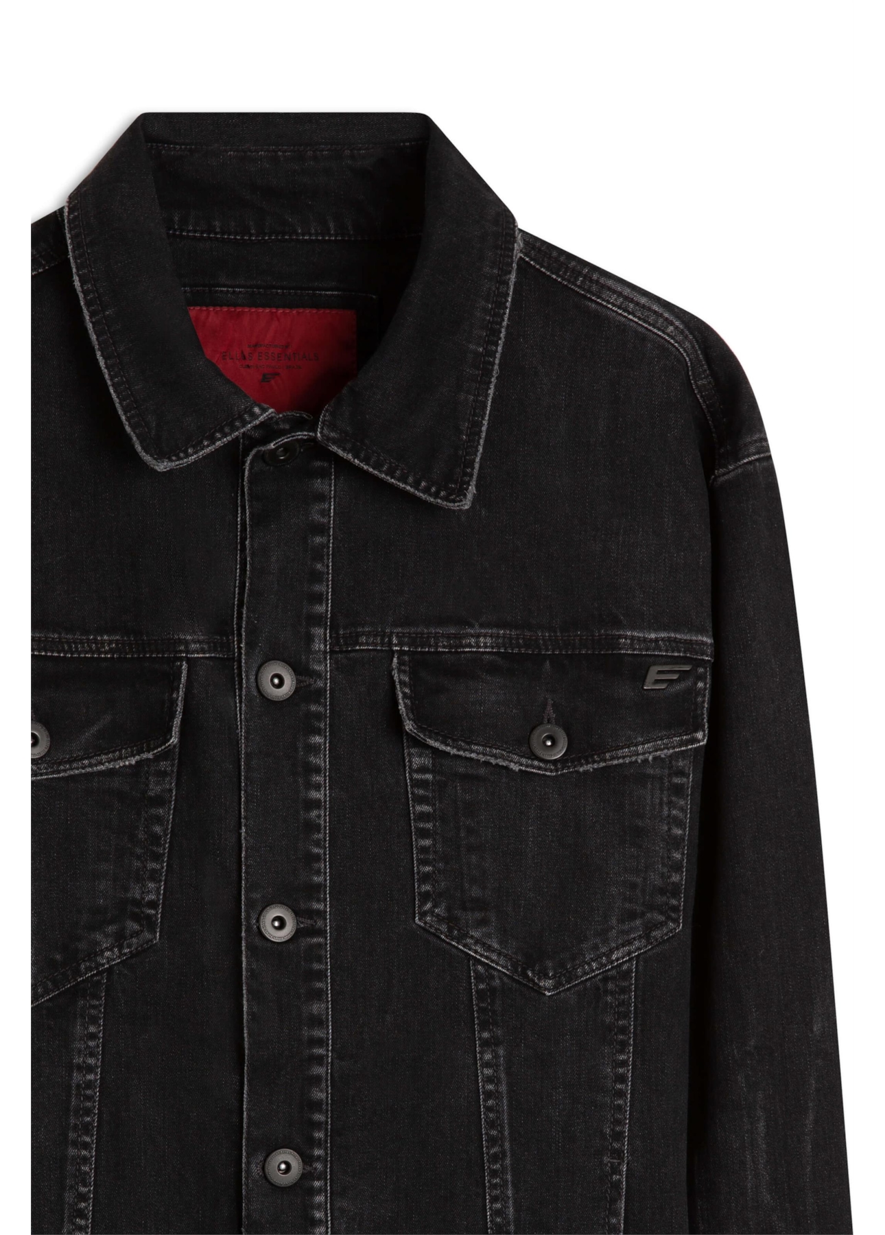Jaqueta Jeans Intense Black 1597 Lav.Black C/ Tie Dye