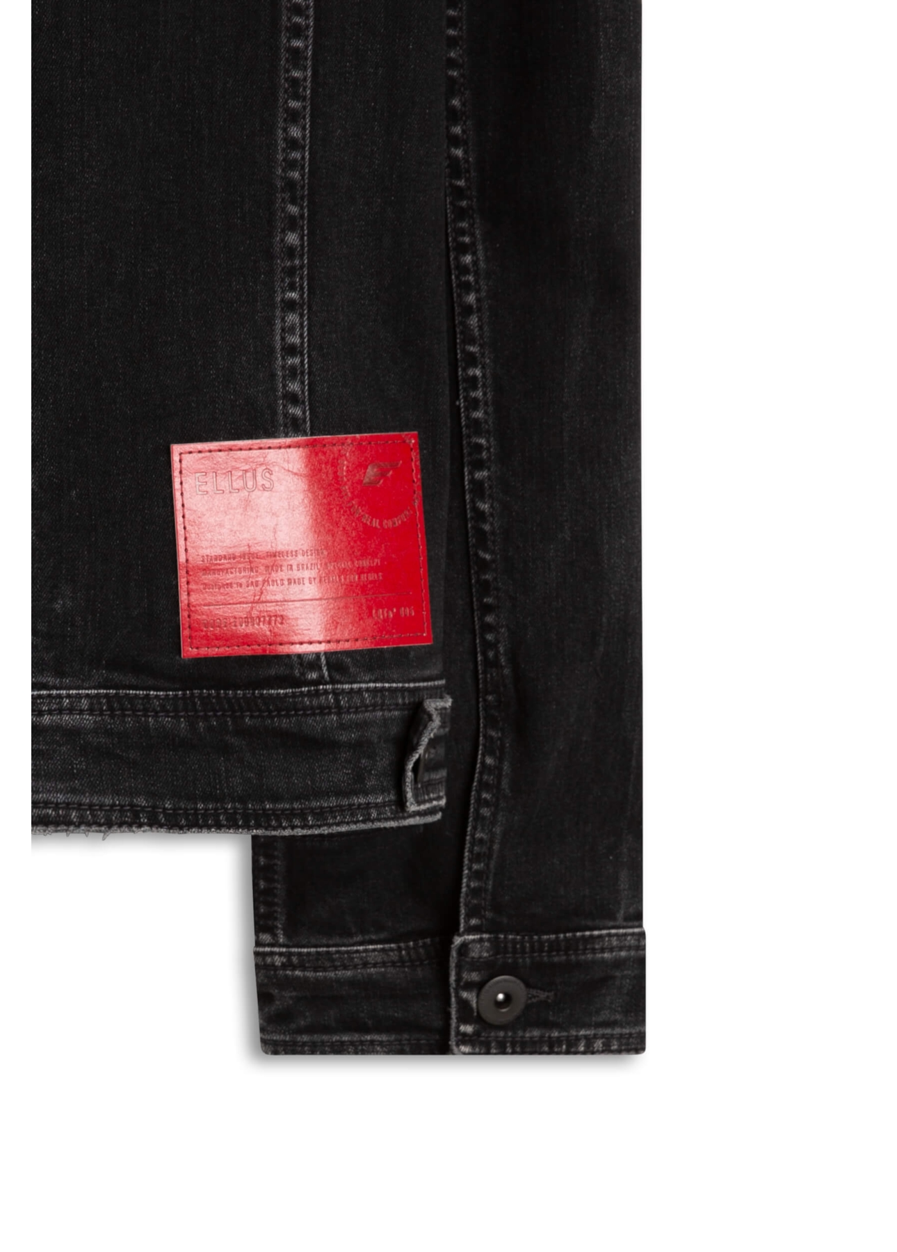 Jaqueta Jeans Intense Black 1597 Lav.Black C/ Tie Dye