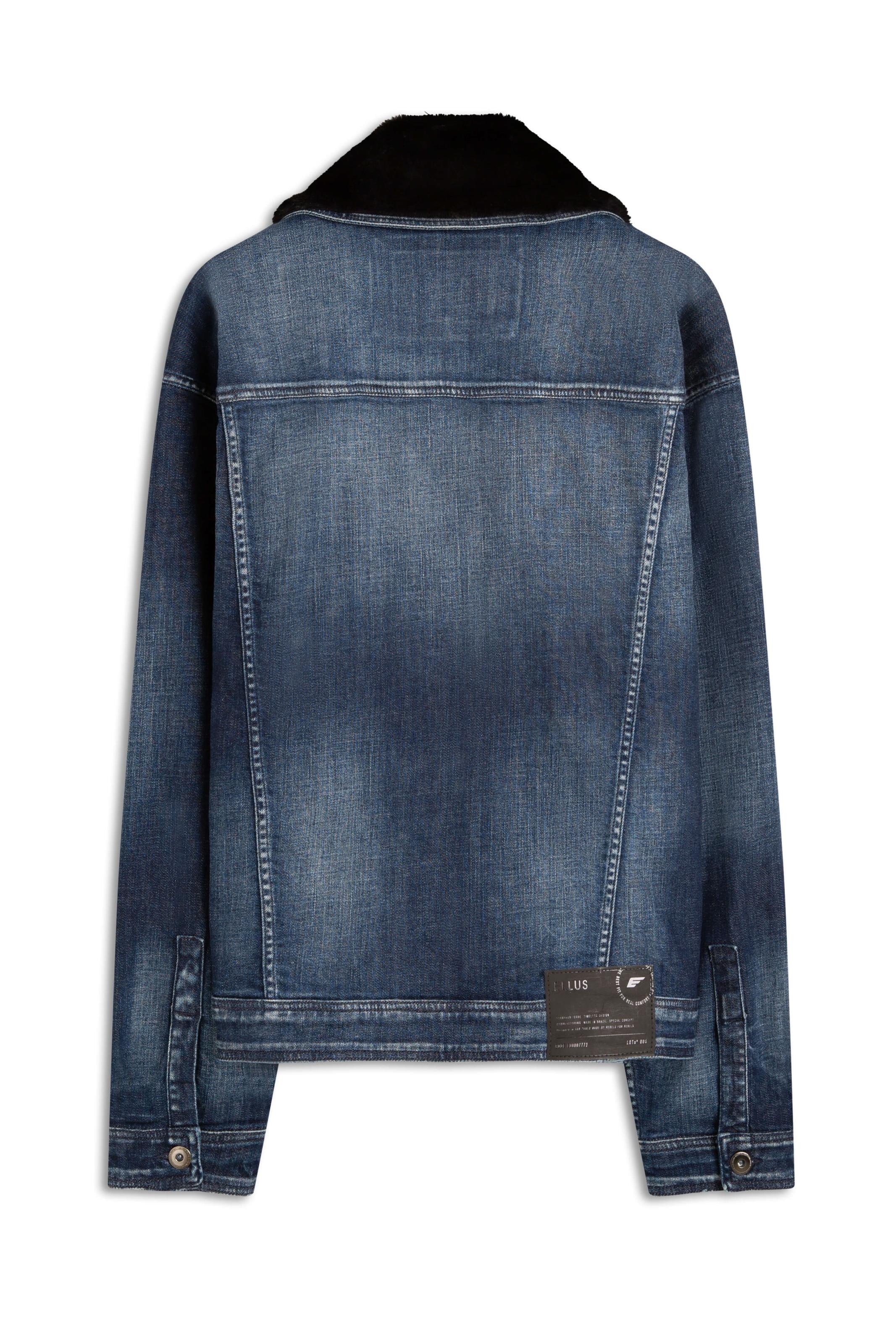 ※J※ Jaqueta Jeans Original Cross Lav. Escuro Ii