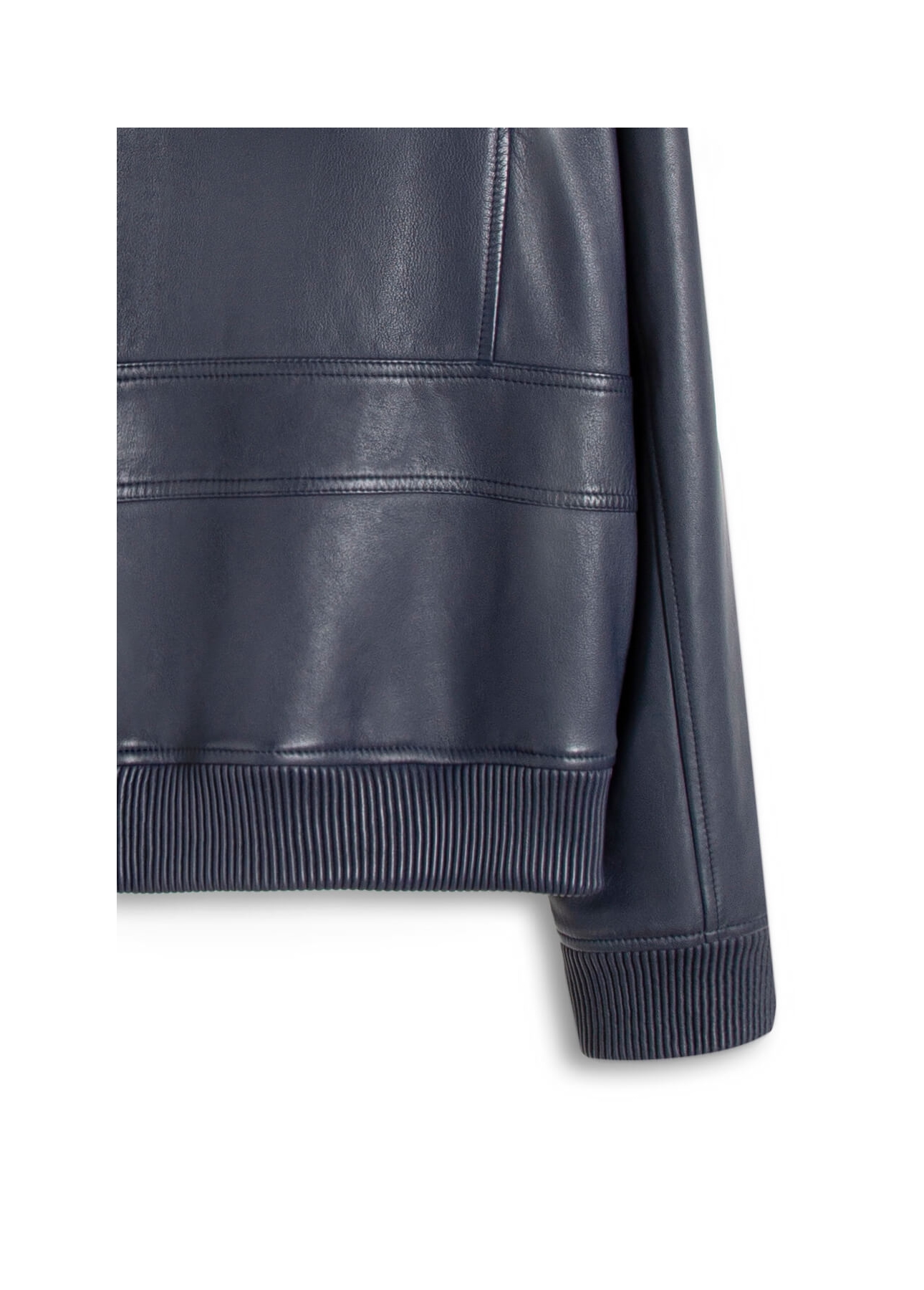 Jaqueta Leather Aviator Jack Purple Blue