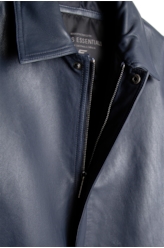 Jaqueta Leather Aviator Jack Purple Blue