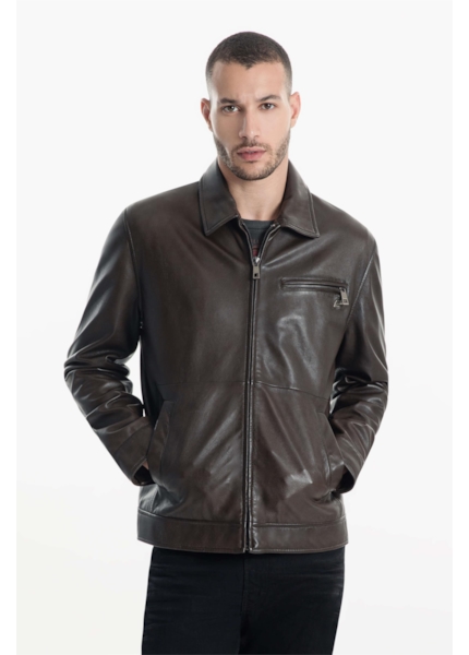 Jaqueta Leather Golf Ellus Cafe