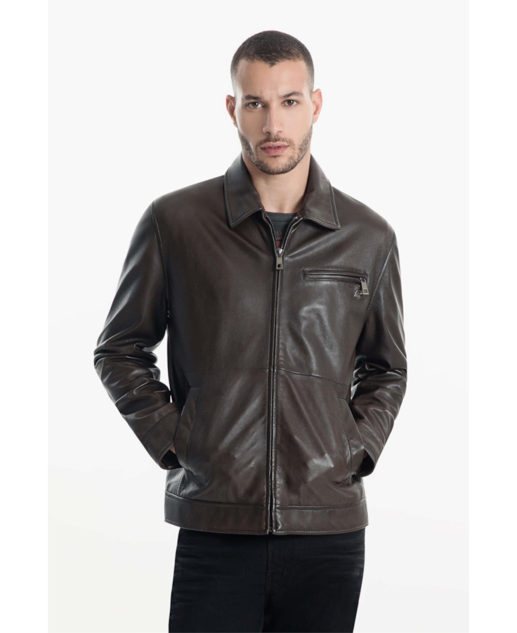 Jaqueta Leather Golf Ellus Cafe