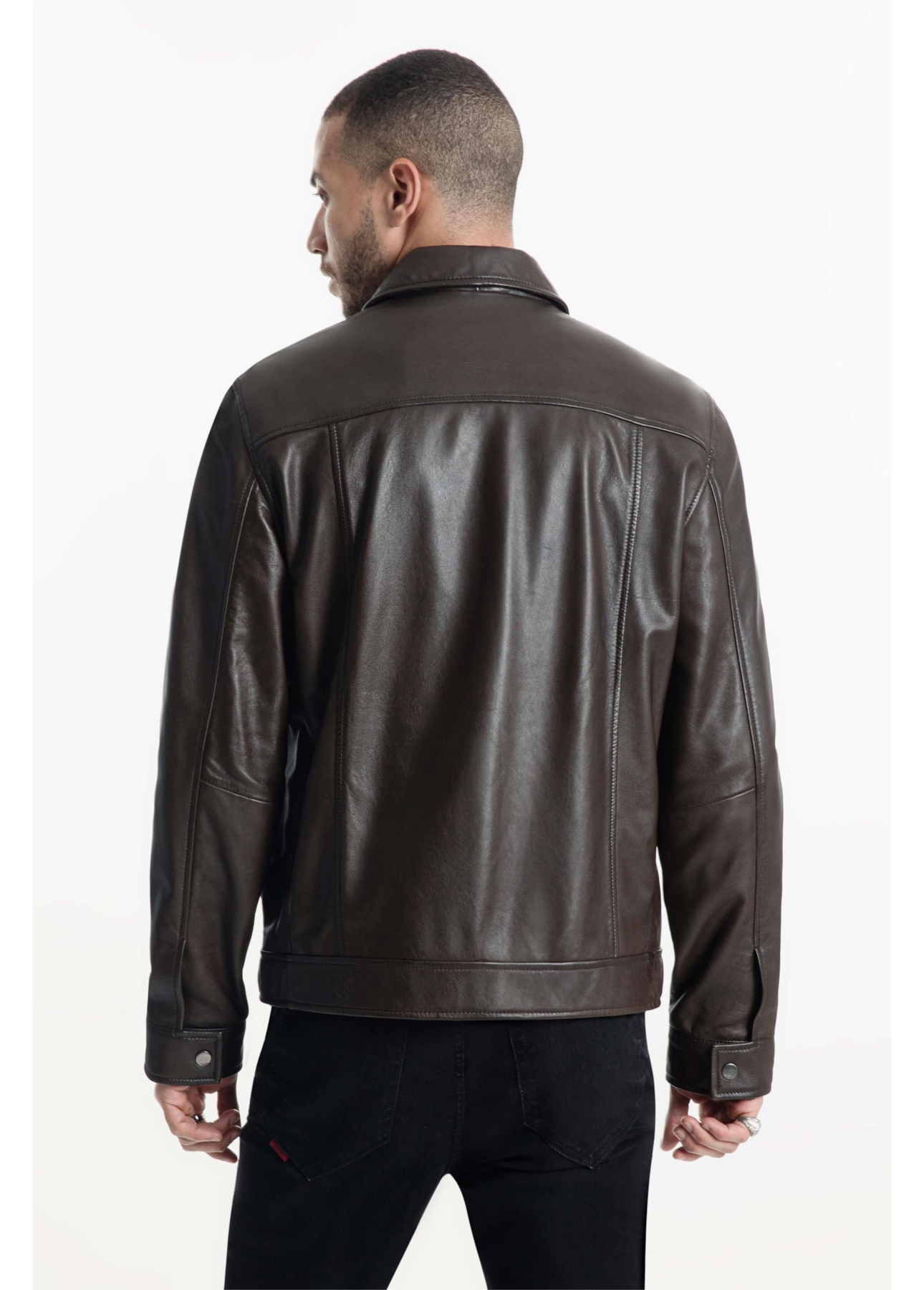 Jaqueta Leather Golf Ellus Cafe