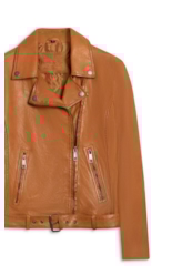 Jaqueta  Leather Perfecto Camel